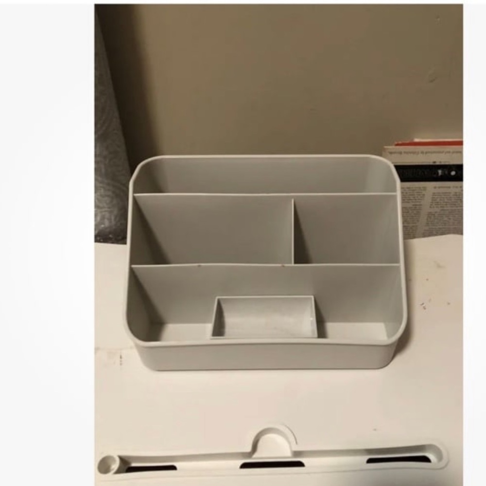 Target Stationary Organizer Gray Color Desktop Organizer